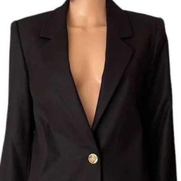 SAG HARBOR LADIES VINTAGE PURE WOOL LUX BLAZER (GUATEMALA)